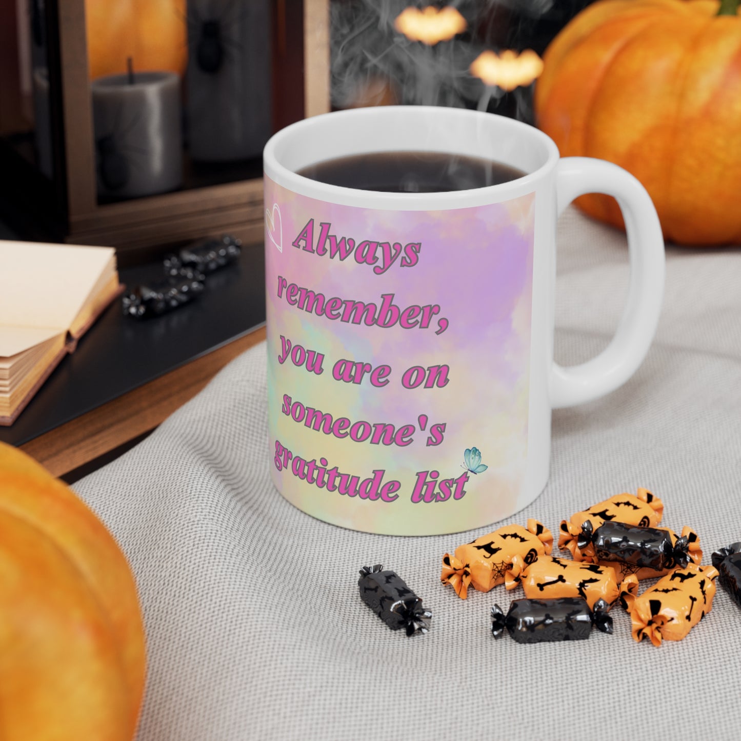 Gratitude Coffee Cups, 11oz, 15oz